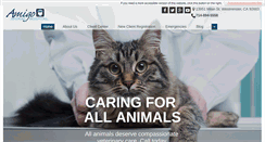 Desktop Screenshot of amigoanimalhospital.com